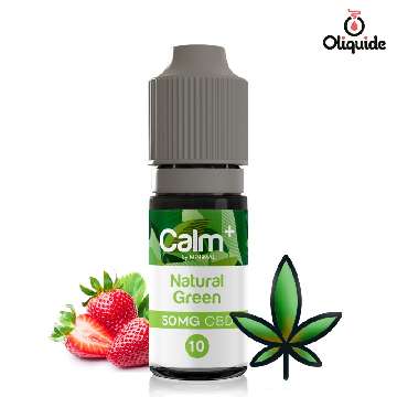 Natural Green de la collection Calm+ E-Liquide CBD 